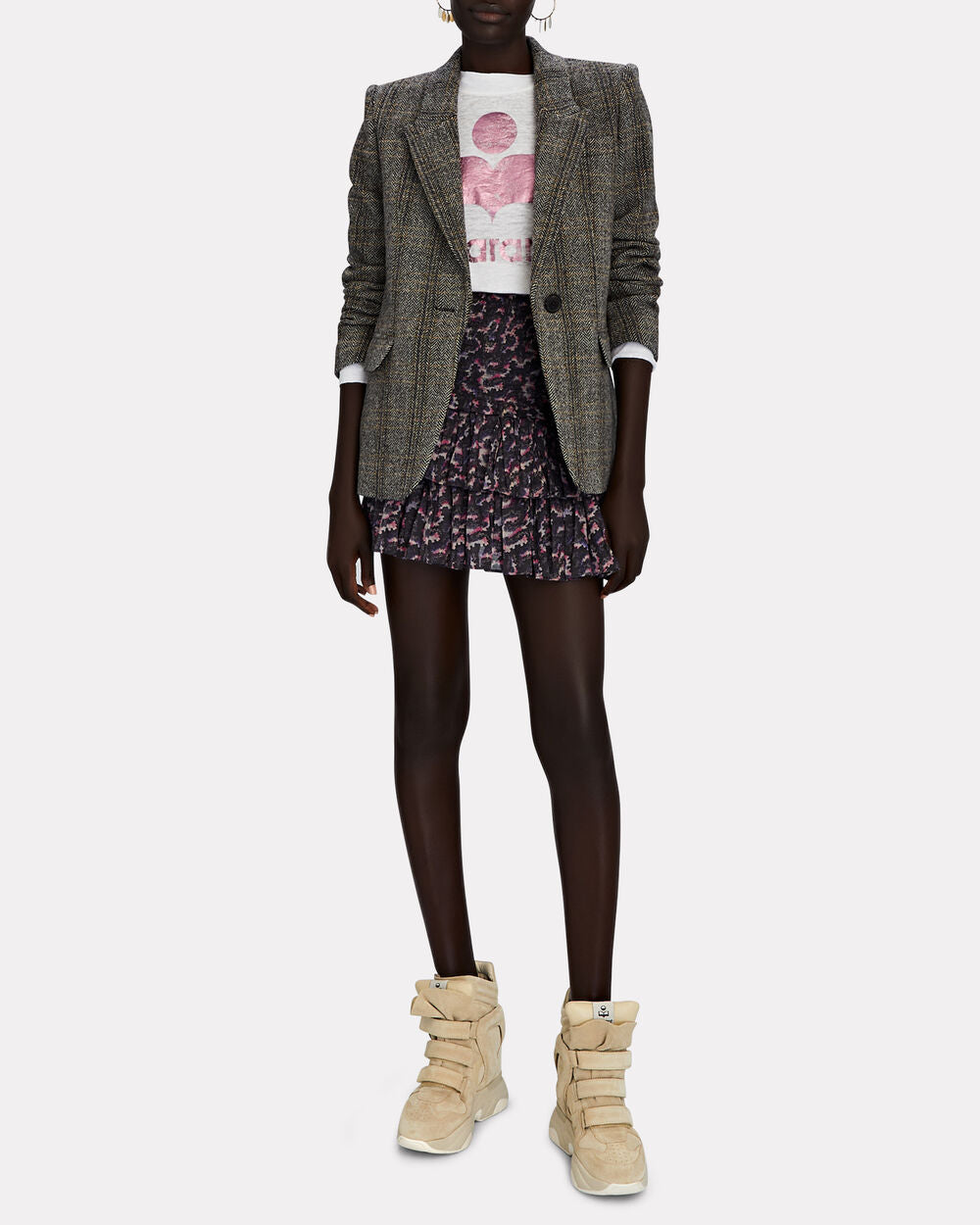 Intermix - Balskee High-Top Wedge Sneakers -