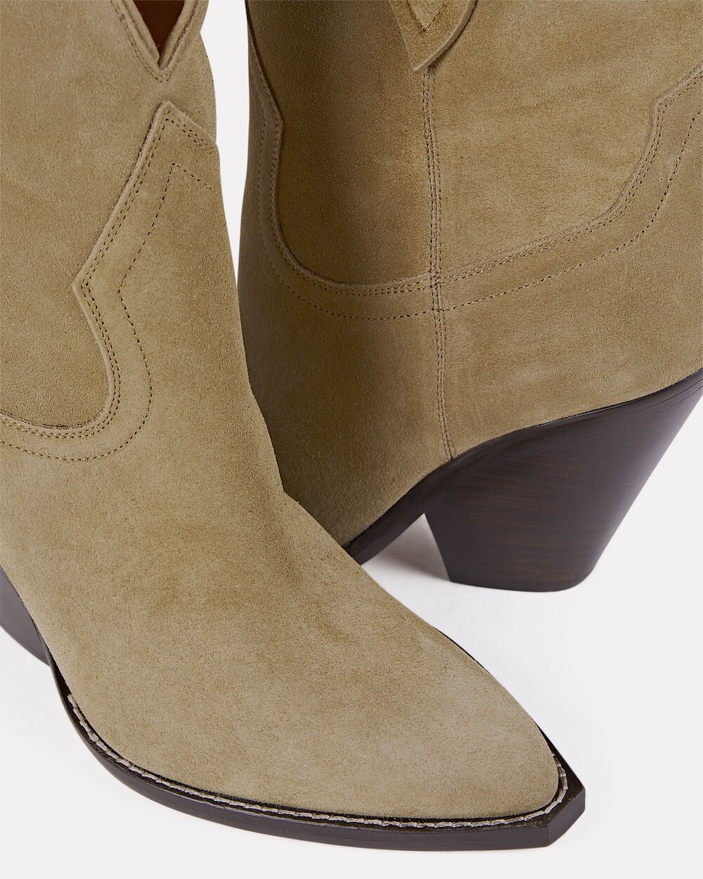 Intermix - Leyane Suede Western Boots -