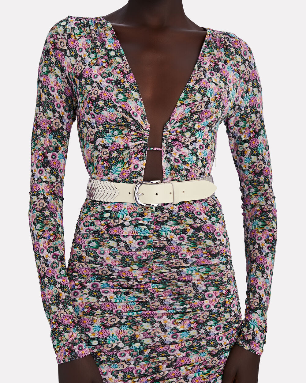Intermix - Tehora Embellished Leather Belt -