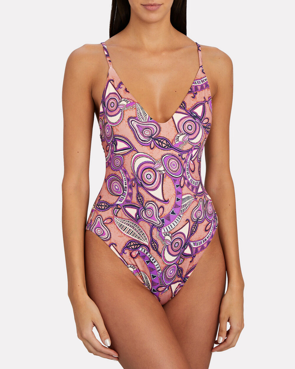 Intermix - Cleo Printed One-Piece Swimsuit -