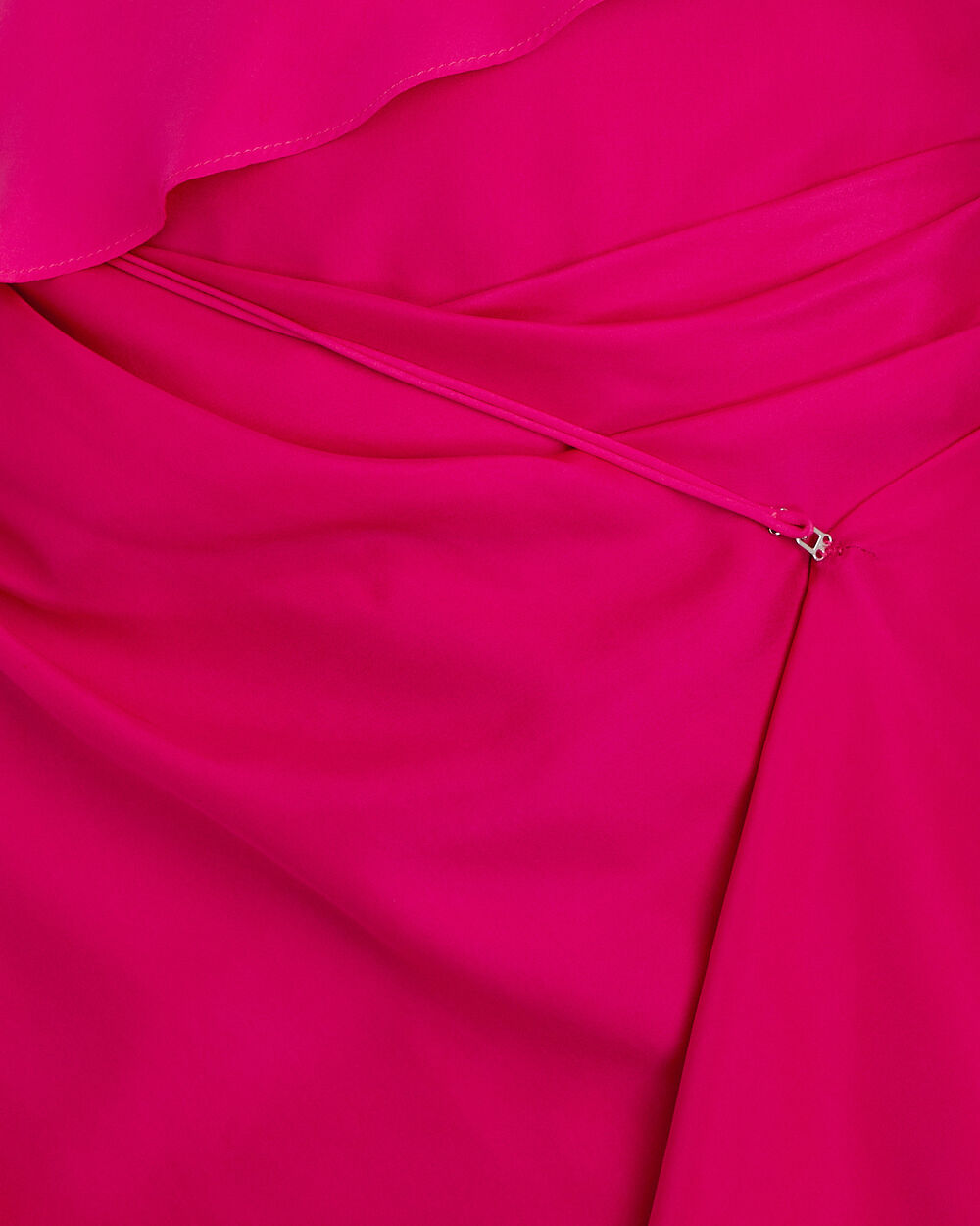 Intermix - Hida Draped Silk-Satin Mini Dress -