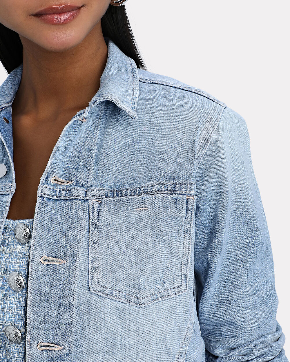 Intermix - Janelle Coated Cropped Jacket -