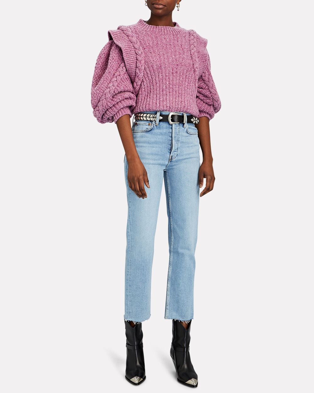 Intermix - 70s High-Rise Stove Pipe Jeans -