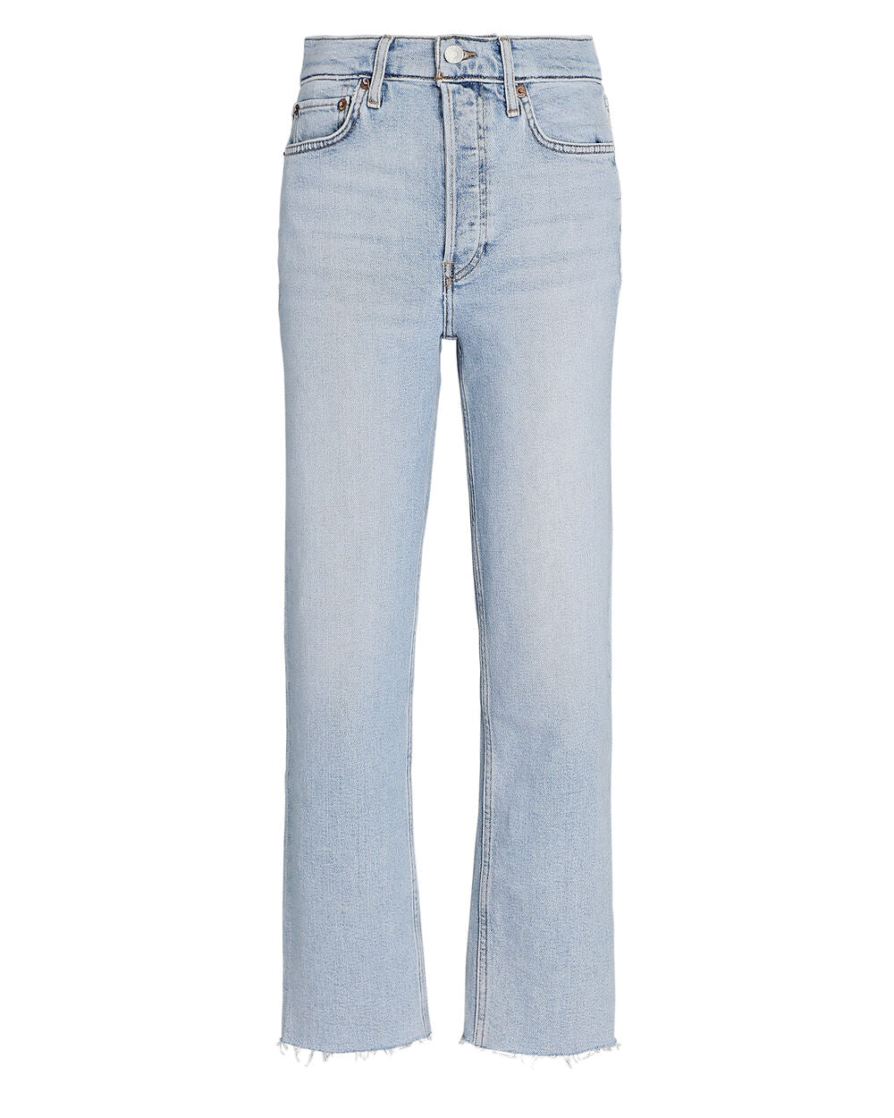 Intermix - 90s Crop Straight-Leg Jeans -