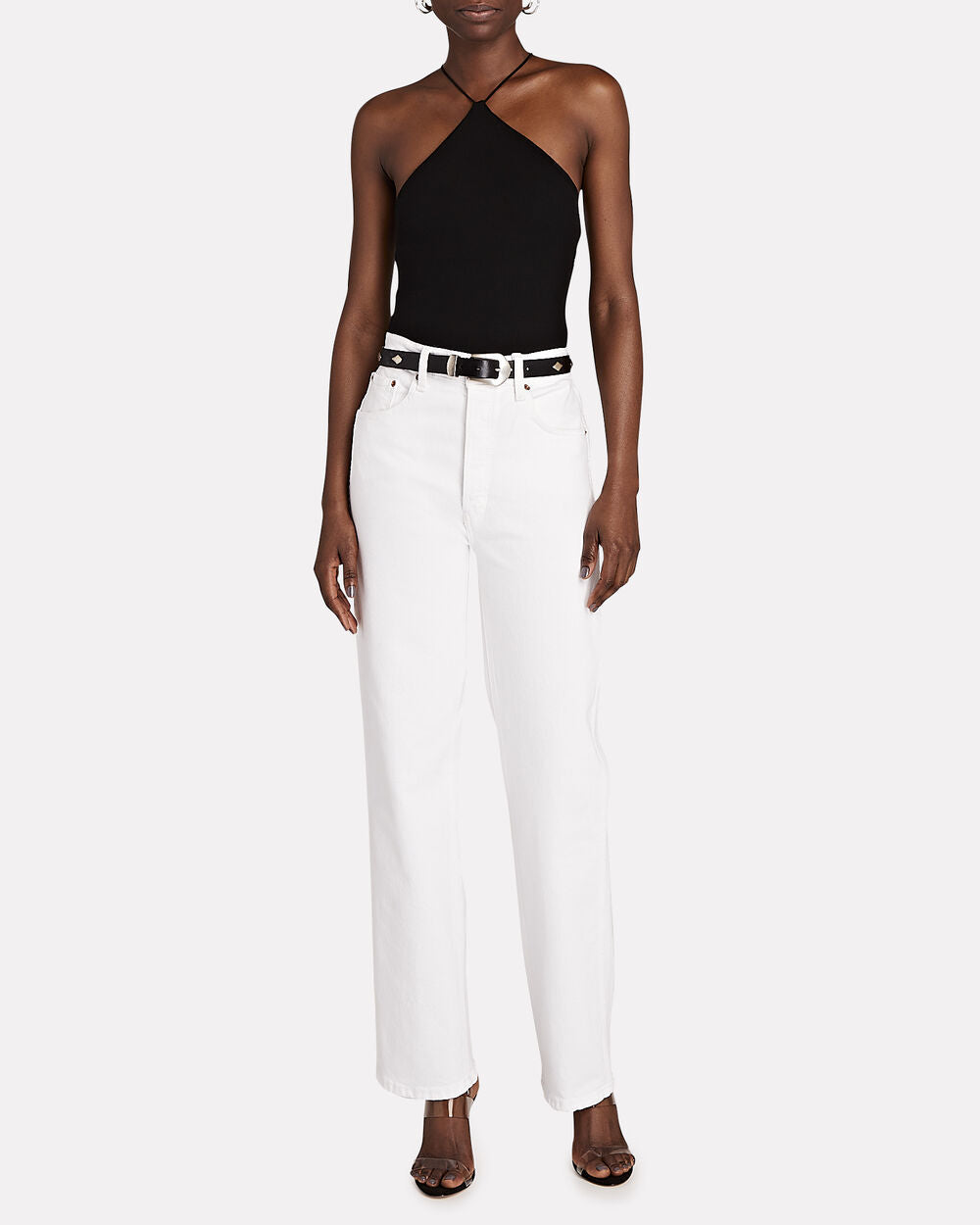 Intermix - 90s High-Rise Loose Straight-Leg Jeans -
