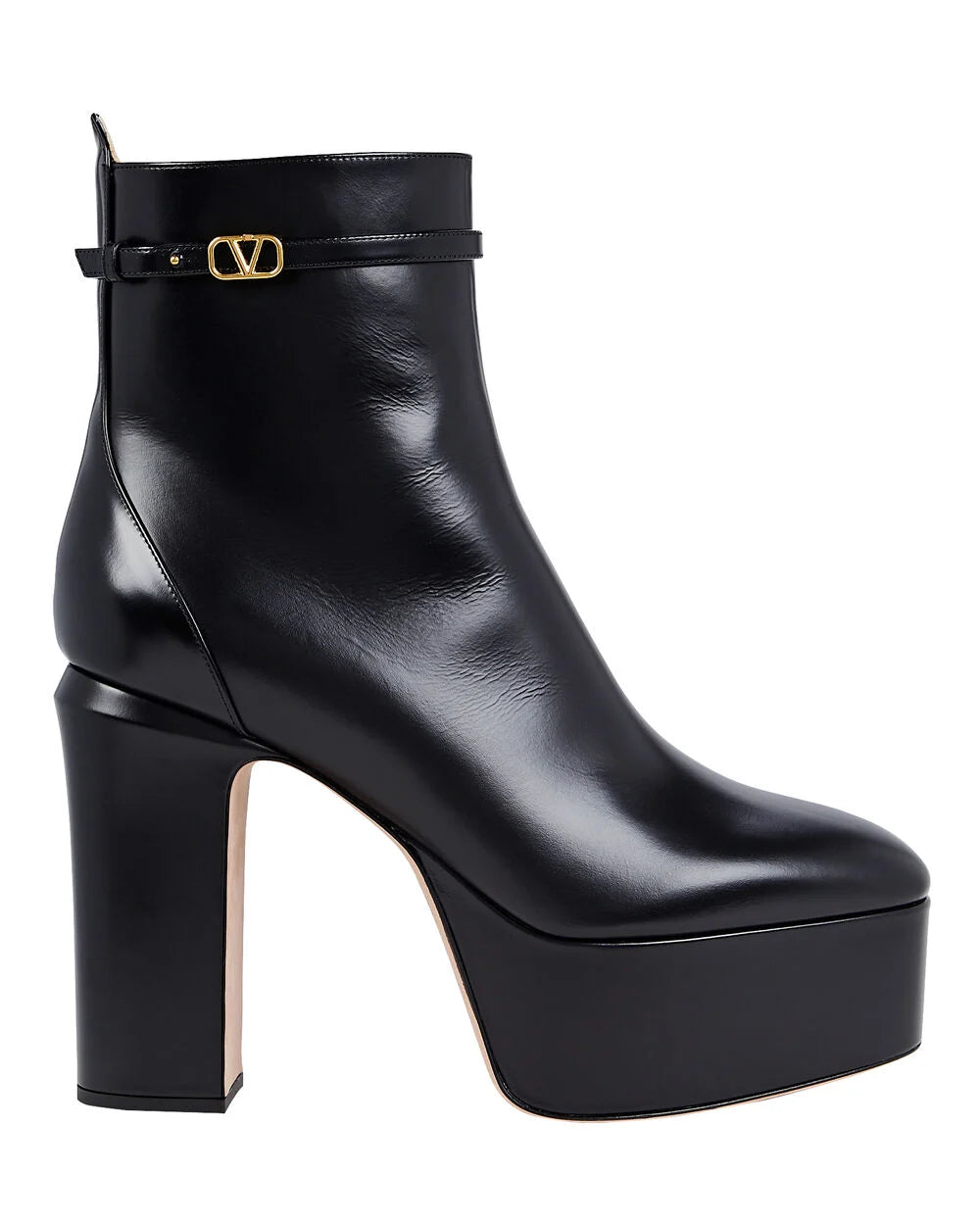 Intermix - Tan-Go 120 Leather Platform Ankle Boots -