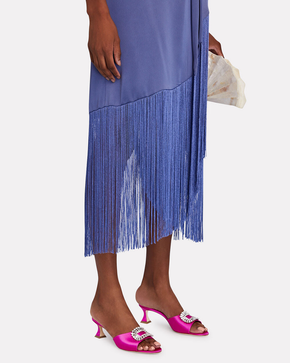 Intermix - Laalita 50 Crystal Satin Mules -