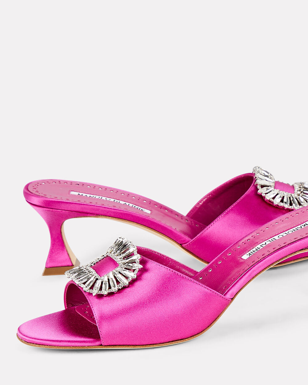 Intermix - Laalita 50 Crystal Satin Mules -