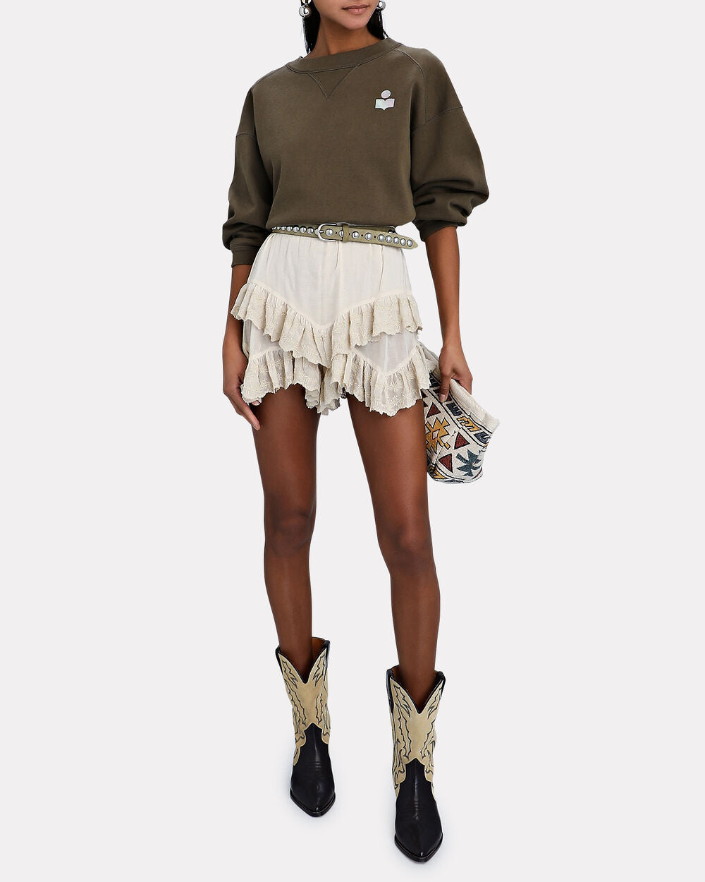 Intermix - Duerto Embroidered Western Boots -