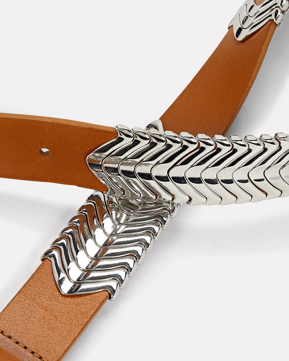 Intermix - Studded Suede Belt -