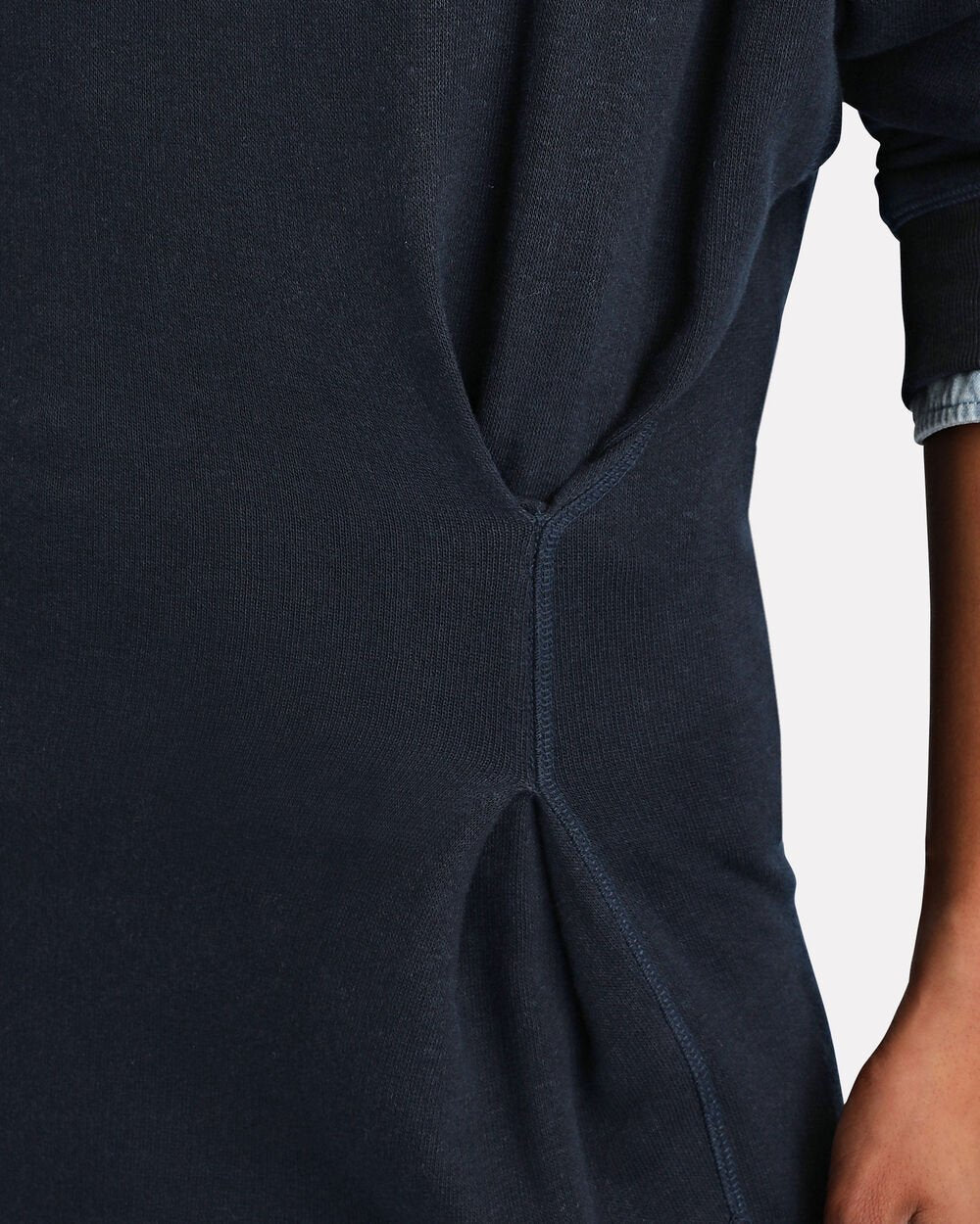 Intermix - Meg Sweatshirt French Terry Midi Dress -
