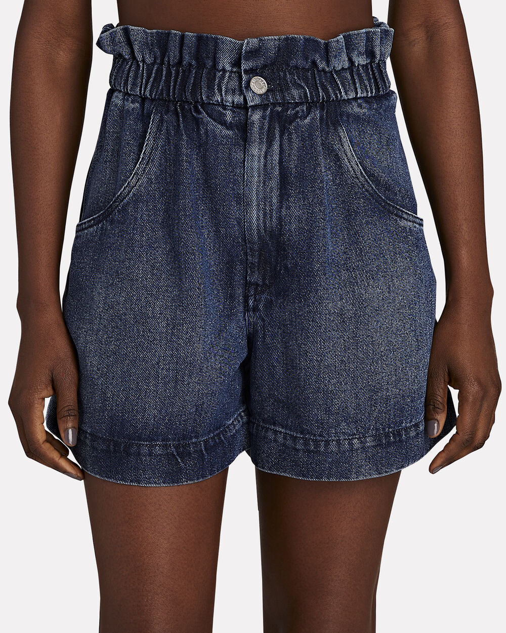 Intermix - Titea Denim Paperbag Shorts -
