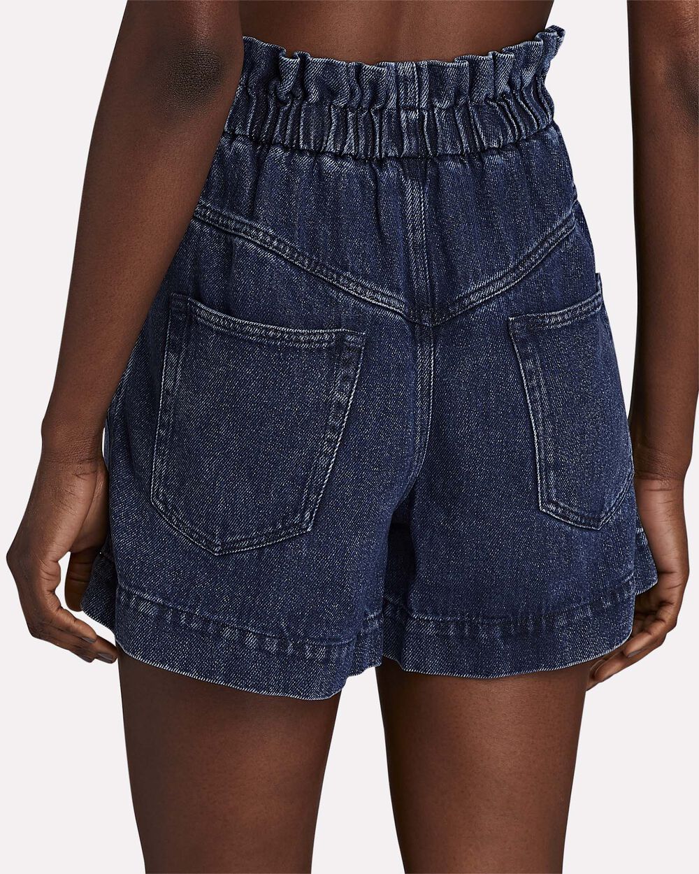 Intermix - Titea Denim Paperbag Shorts -