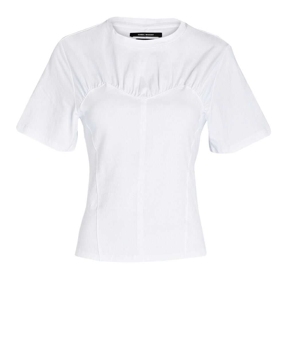 Intermix - Zazie Bustier-Detail Cotton T-Shirt -