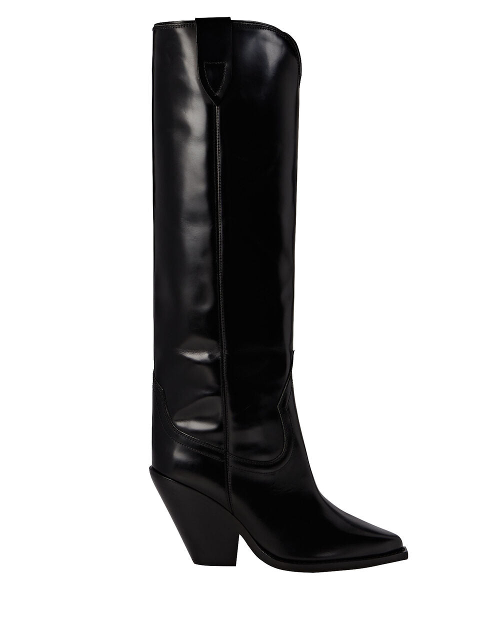 Intermix - Lomero Leather Knee-High Western Boots -