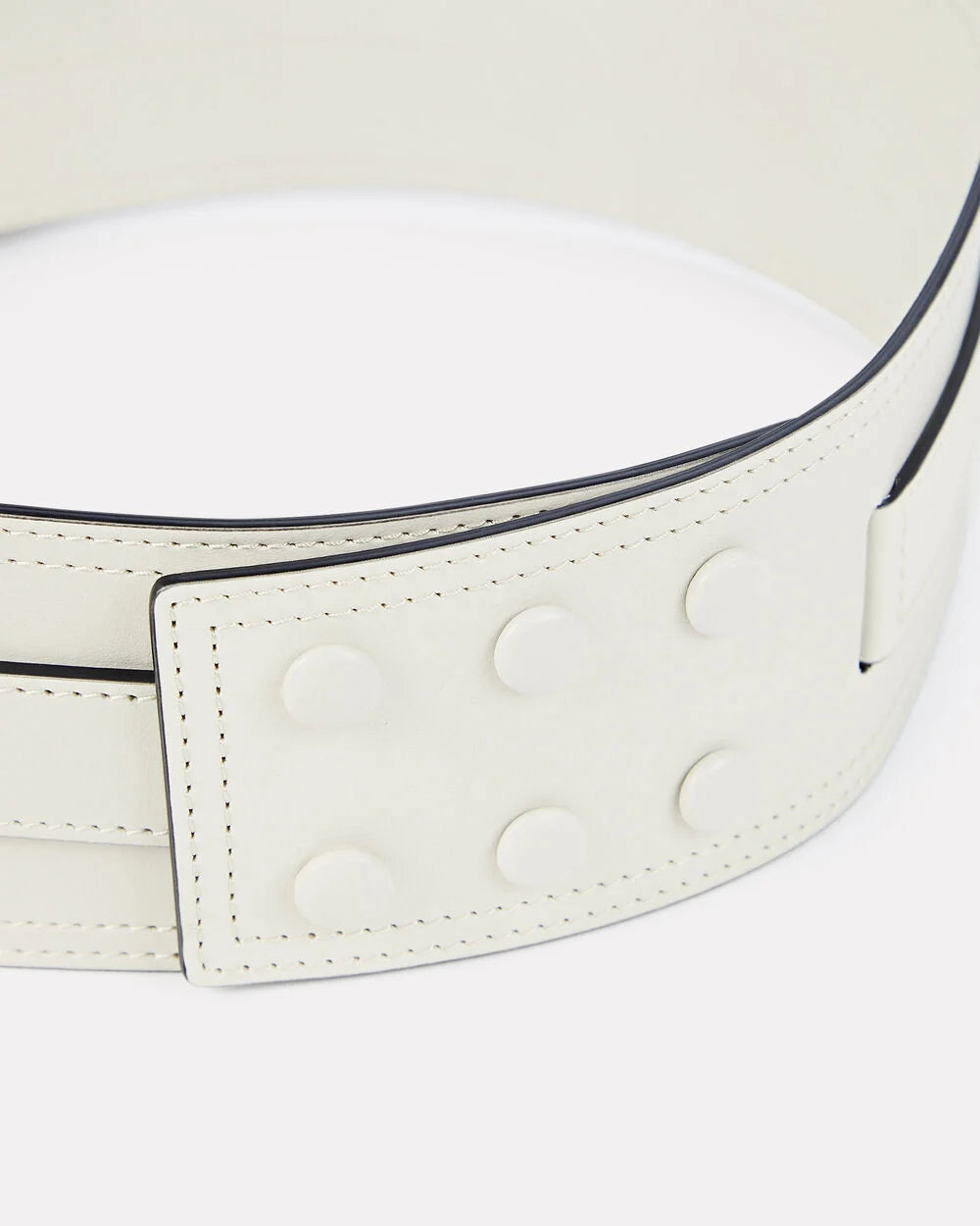 Intermix - Moshy Knotted Leather Waist Belt -