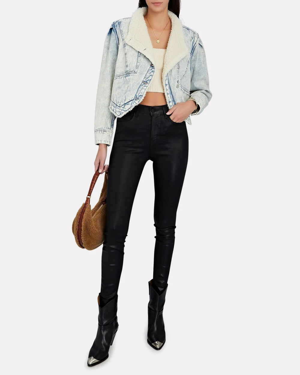 Intermix - Marguerite Coated Skinny Jeans -