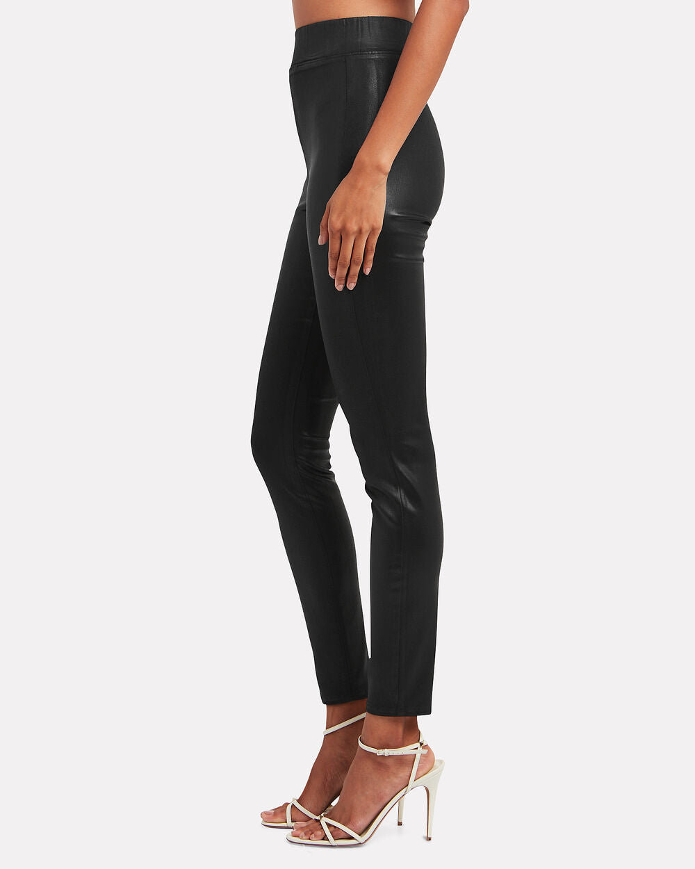 Intermix - Rochelle Coated High-Rise Leggings -