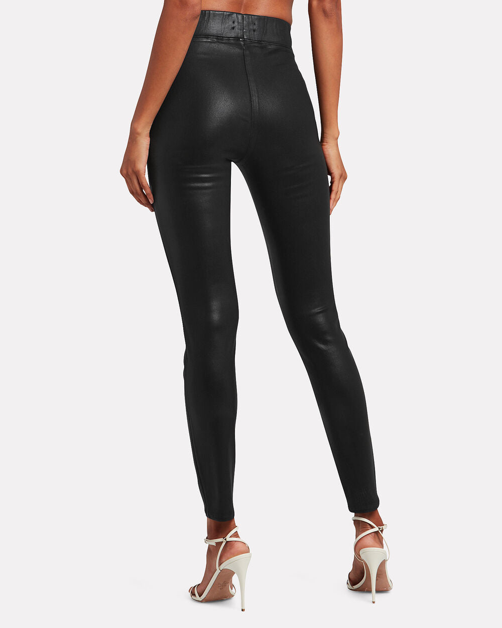Intermix - Rochelle Coated High-Rise Leggings -