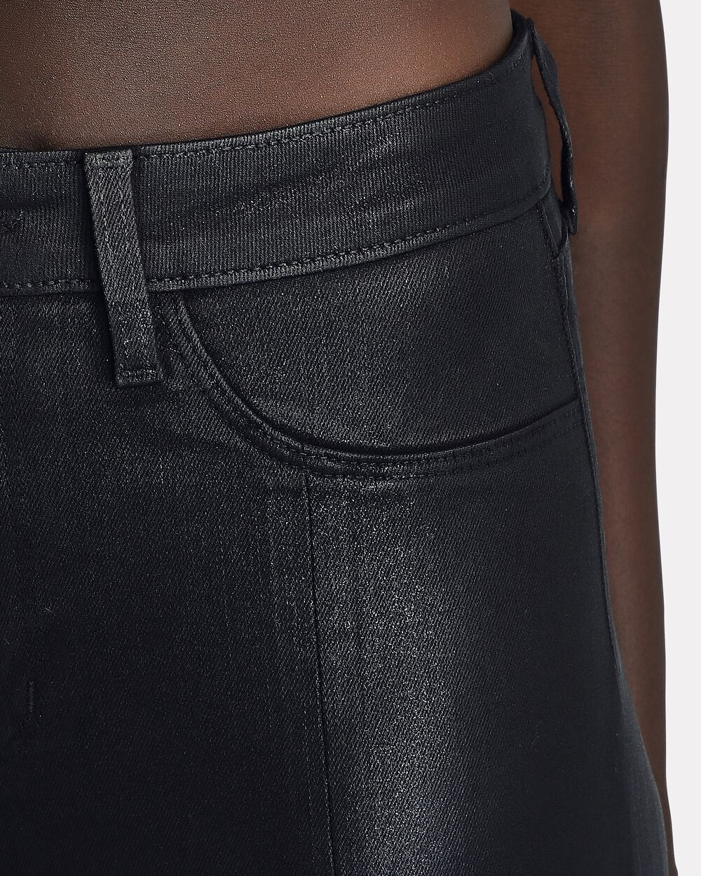 Intermix - Jyothi Coated Split Cuff Skinny Jeans -