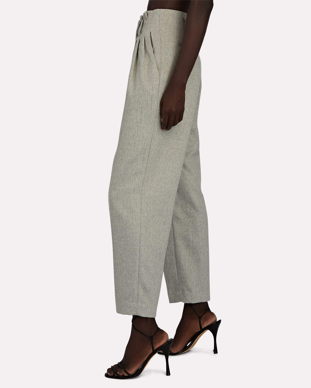 Intermix - Nelson Flannel Cropped Pants -