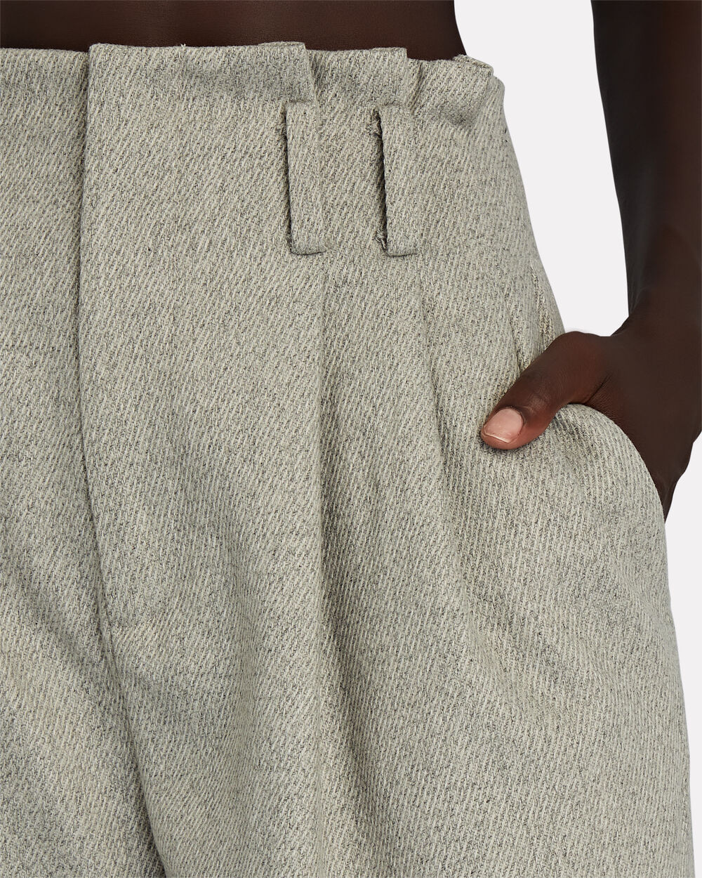 Intermix - Nelson Flannel Cropped Pants -