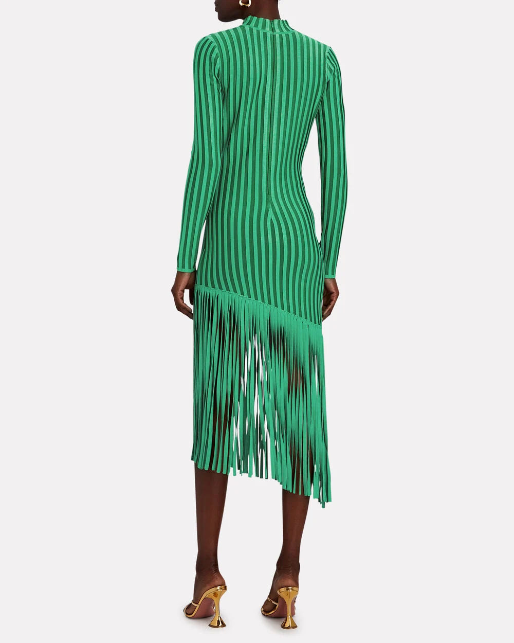 Intermix - Adkins Knit Fringe Midi Dress -