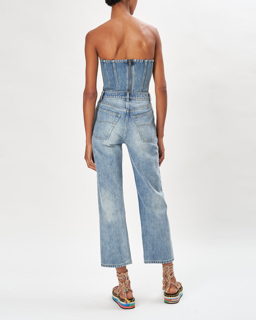 Intermix - Sasha Denim Bustier Top -