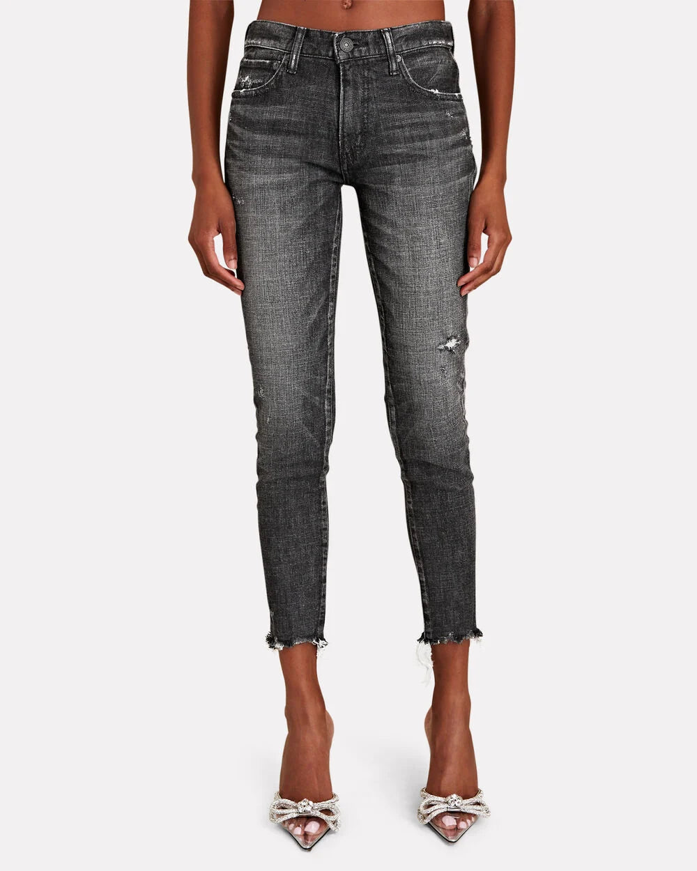 Intermix - Checotah Mid-Rise Skinny Cropped Jeans -