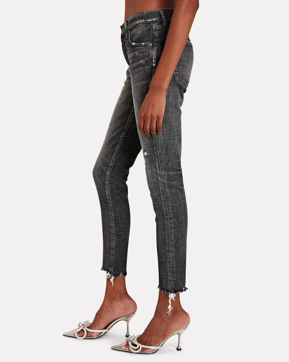 Intermix - Checotah Mid-Rise Skinny Cropped Jeans -