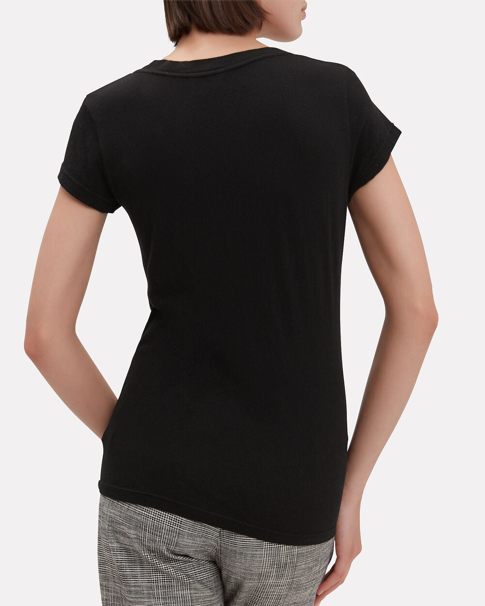 Intermix - Becca V-Neck Cotton T-Shirt -