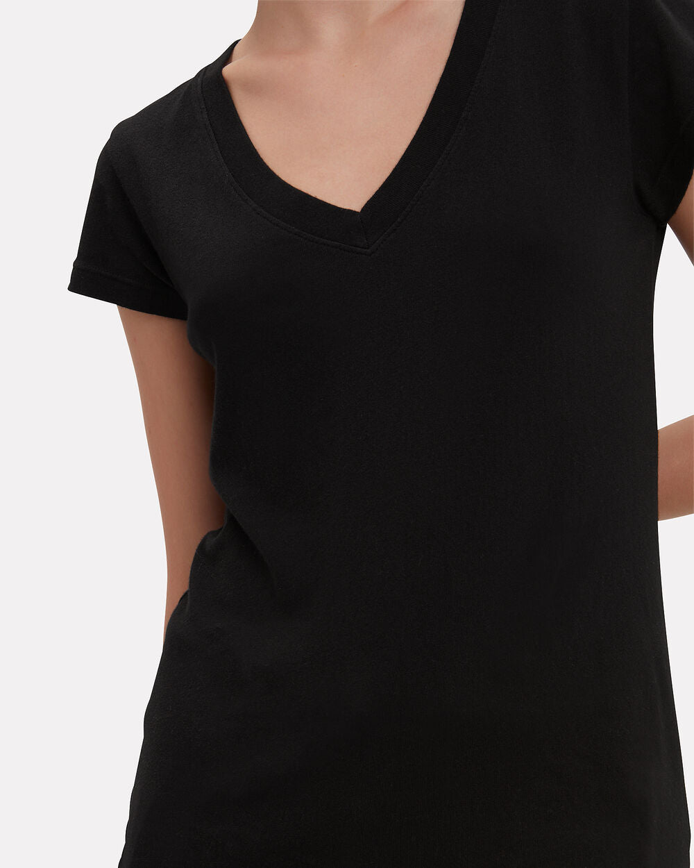 Intermix - Becca V-Neck Cotton T-Shirt -
