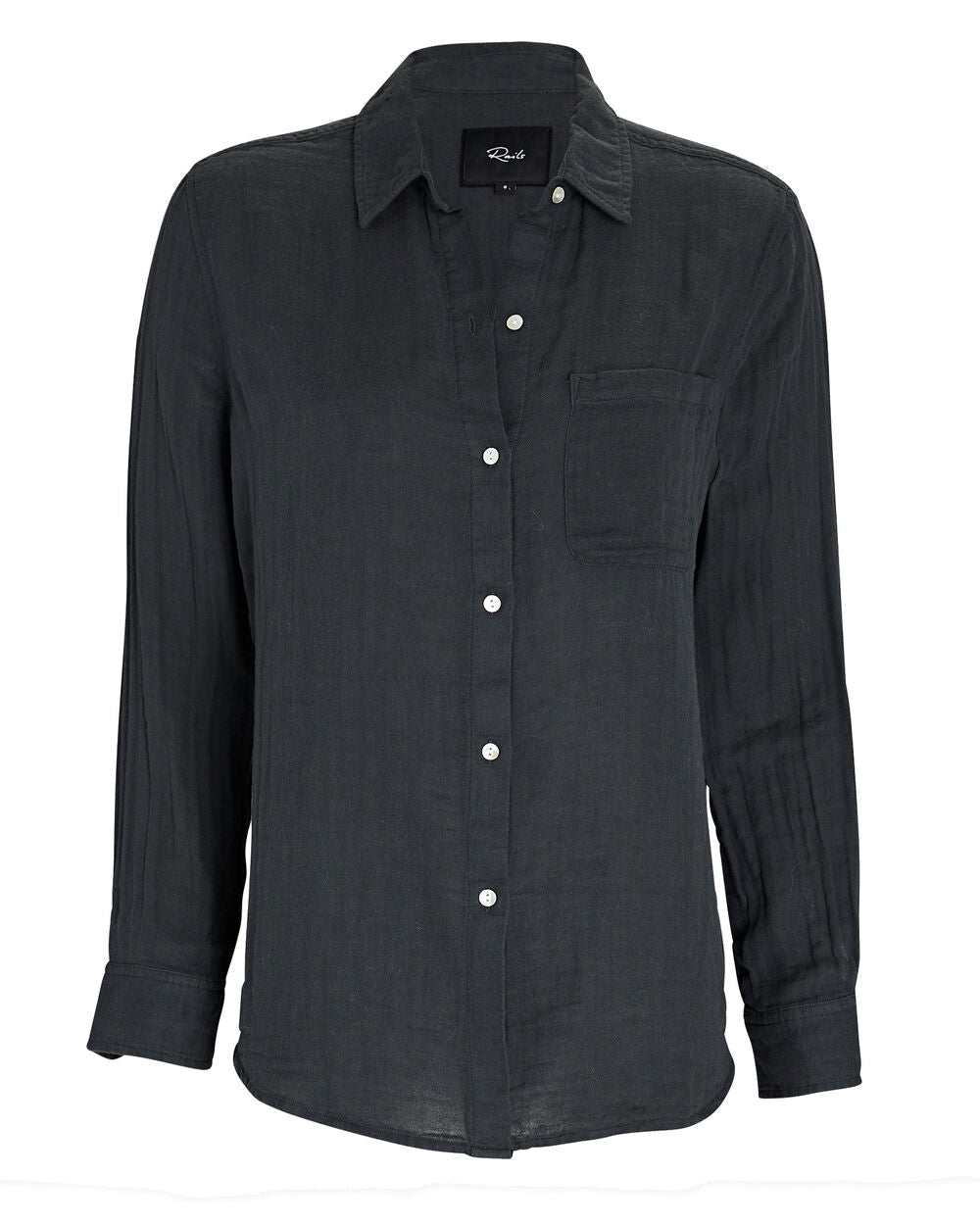 Intermix - Hadley Cotton Gauze Button-Down Shirt -