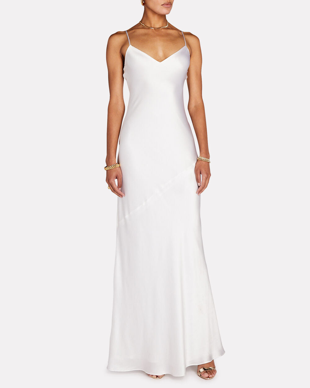 Intermix - Serita Silk Maxi Slip Dress -
