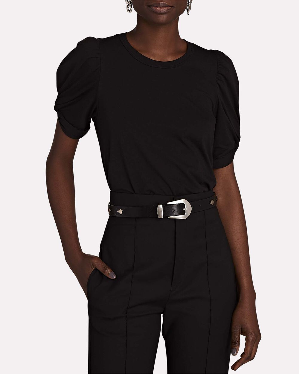 Intermix - Kati Puff Sleeve T-Shirt -