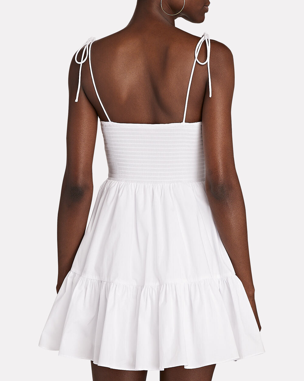 Intermix - Landry Tie-Shoulder Cotton Mini Dress -