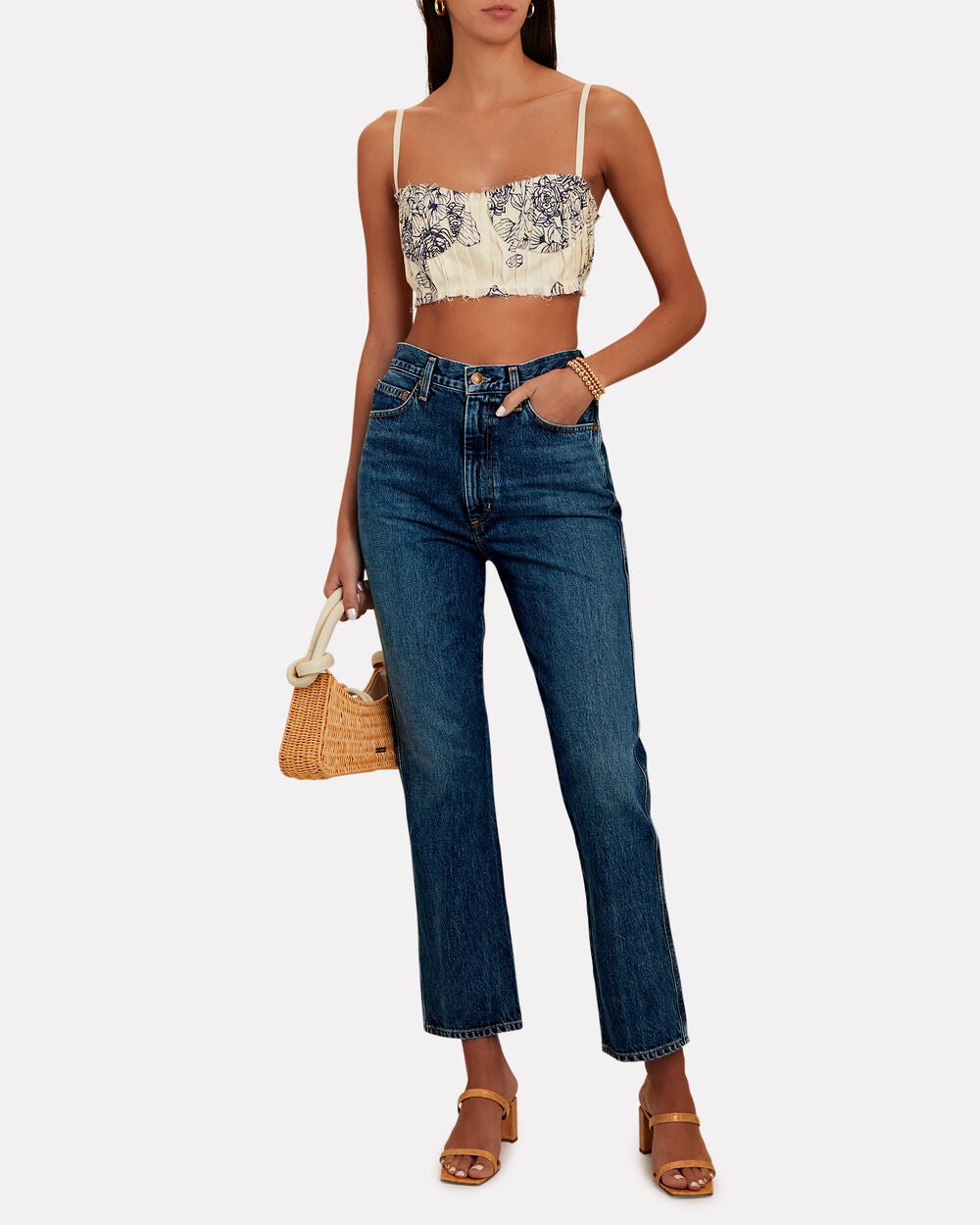 Intermix - Pinch Waist Kick-Flare Jeans -
