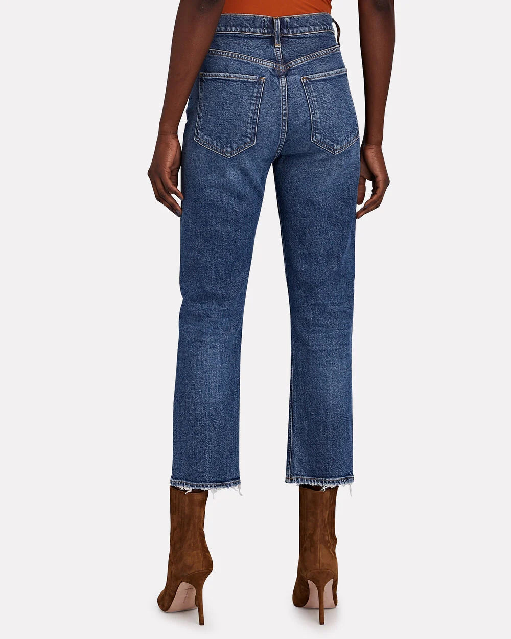 Intermix - 90's Pinch Waist High-Rise Straight Jeans -
