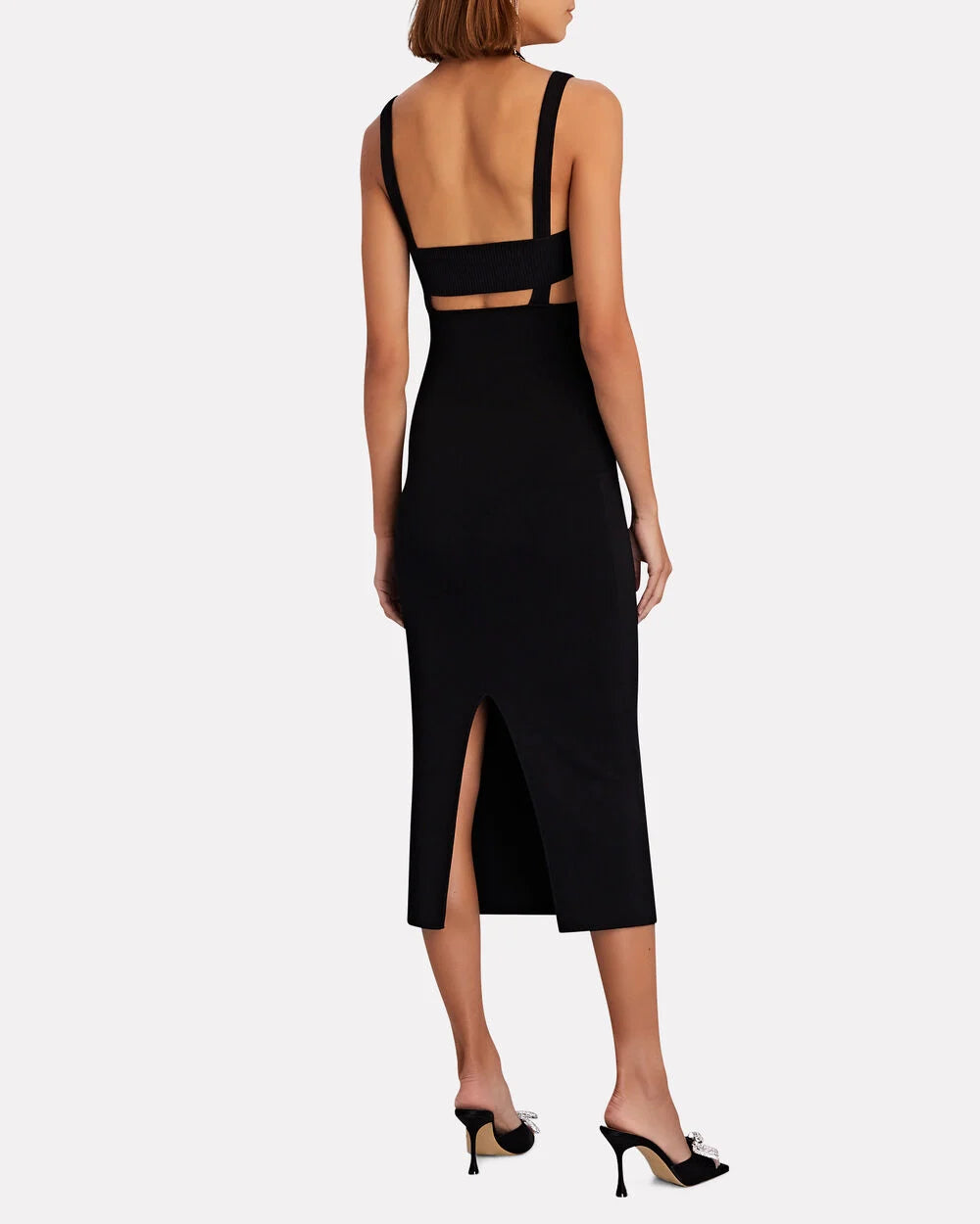 Intermix - Interlink Cut-Out Knit Midi Dress -