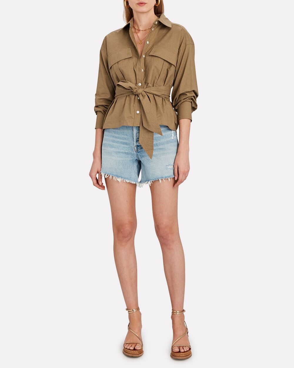 Intermix - Parker Long Denim Shorts -