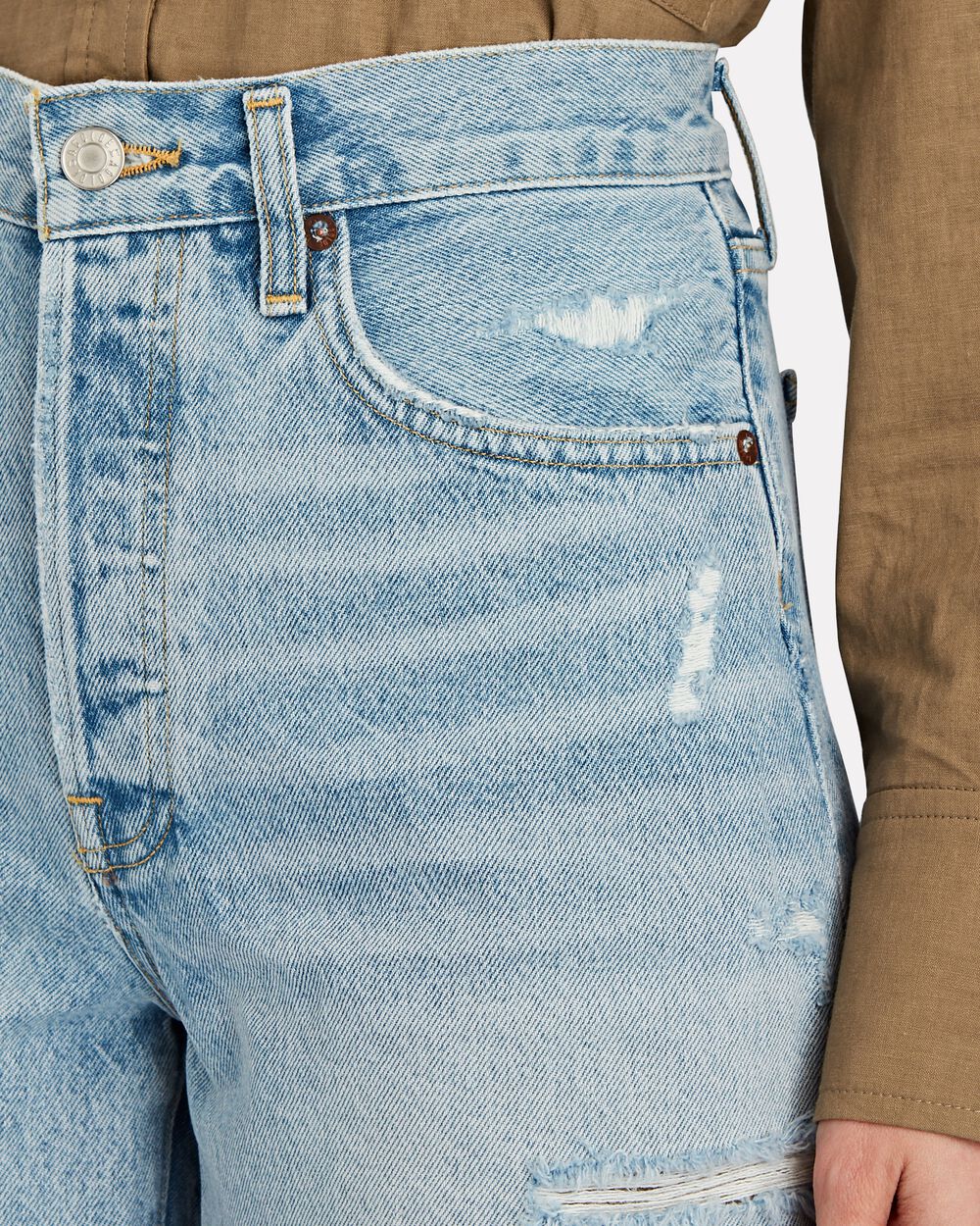 Intermix - Parker Long Denim Shorts -
