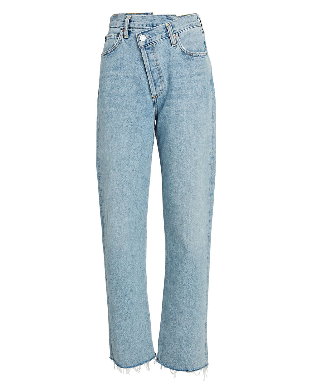 Intermix - Criss Cross Straight-Leg Jeans -