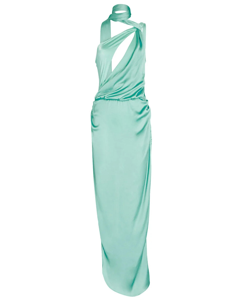 Intermix - Asaka Cut-Out Satin Maxi Dress -