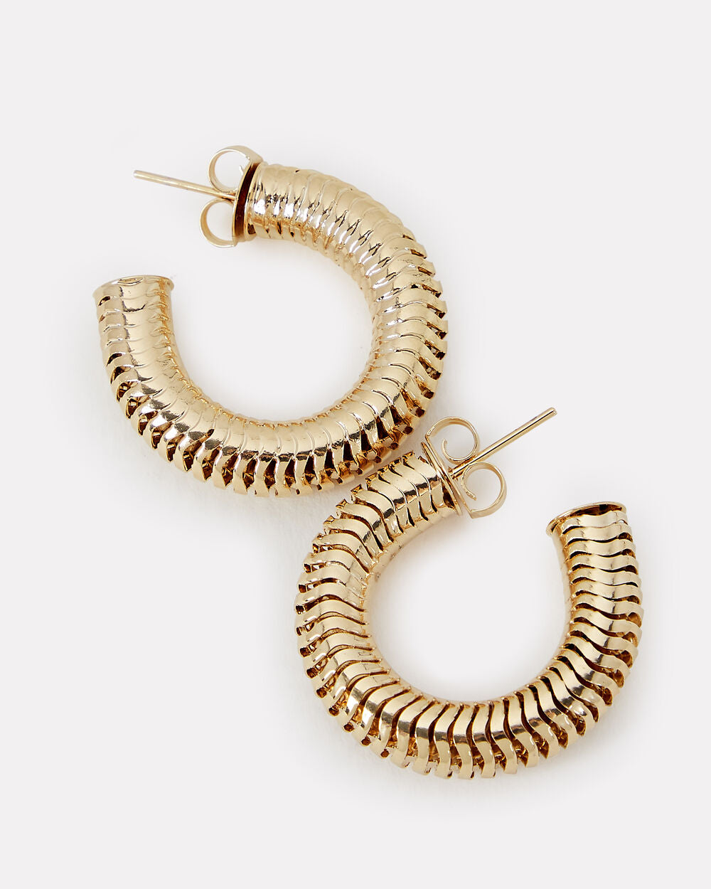 Intermix - Asher 18k Gold-Plated Hoop Earrings -