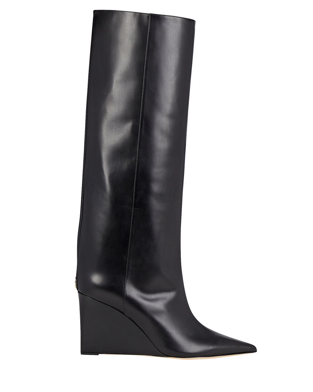 Intermix - Blake Leather Wedge Knee Boots -