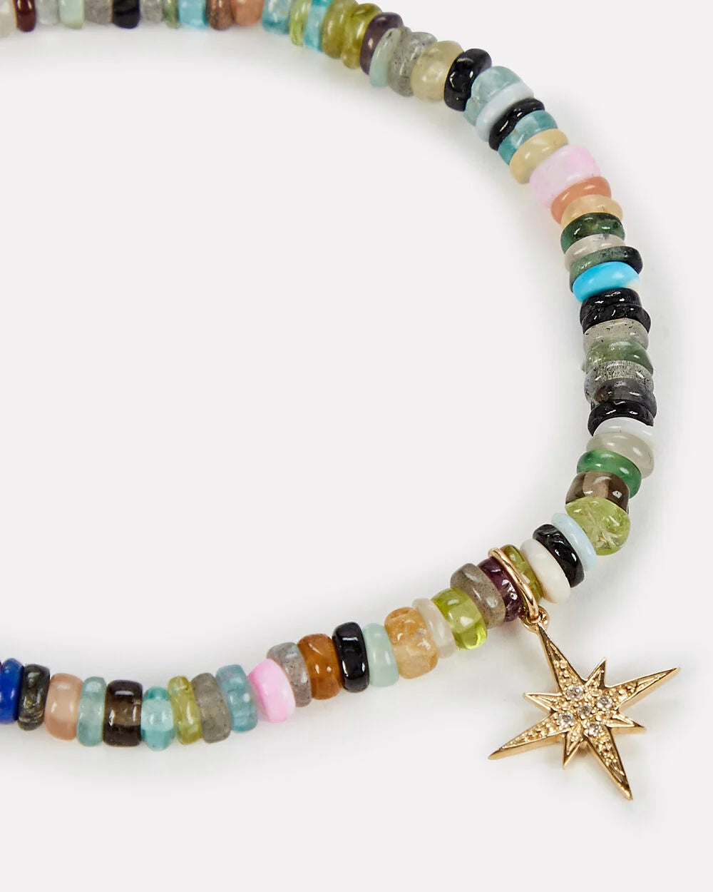 Intermix - Multi-Stone Charm Bracelet -