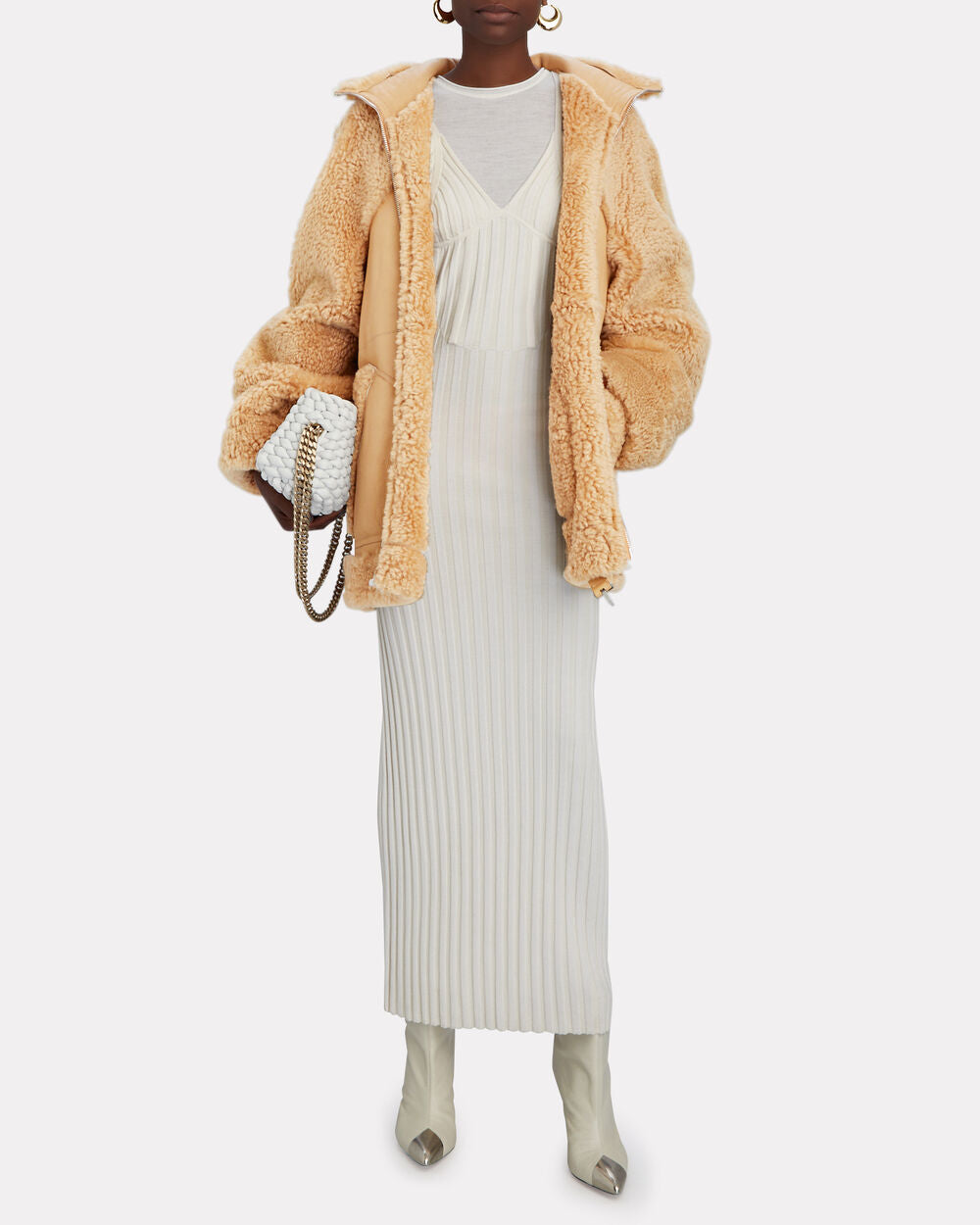 Intermix - Shift Cap Shearling Teddy Coat -