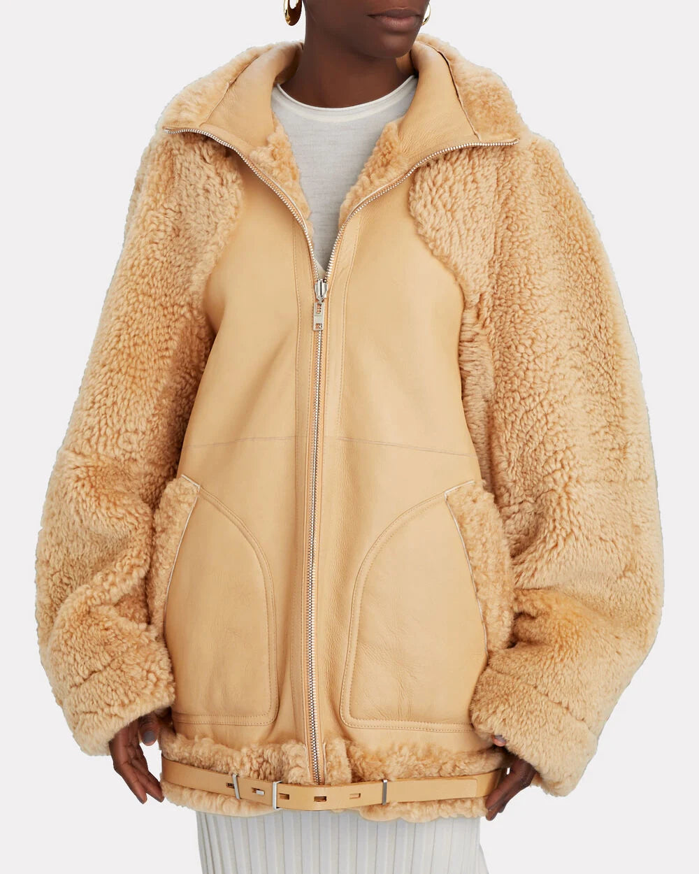 Intermix - Shift Cap Shearling Teddy Coat -