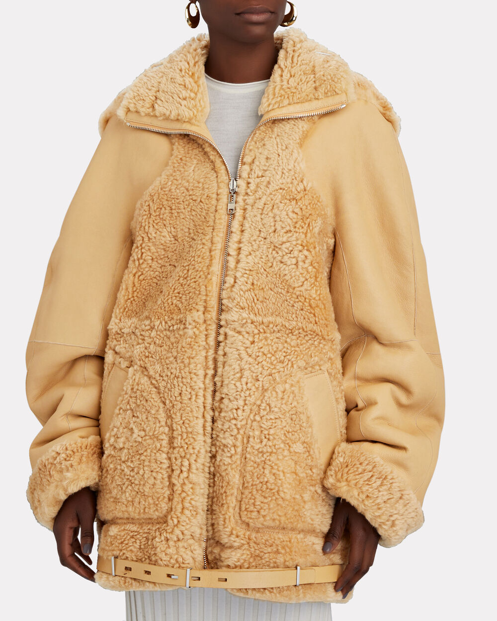 Intermix - Shift Cap Shearling Teddy Coat -