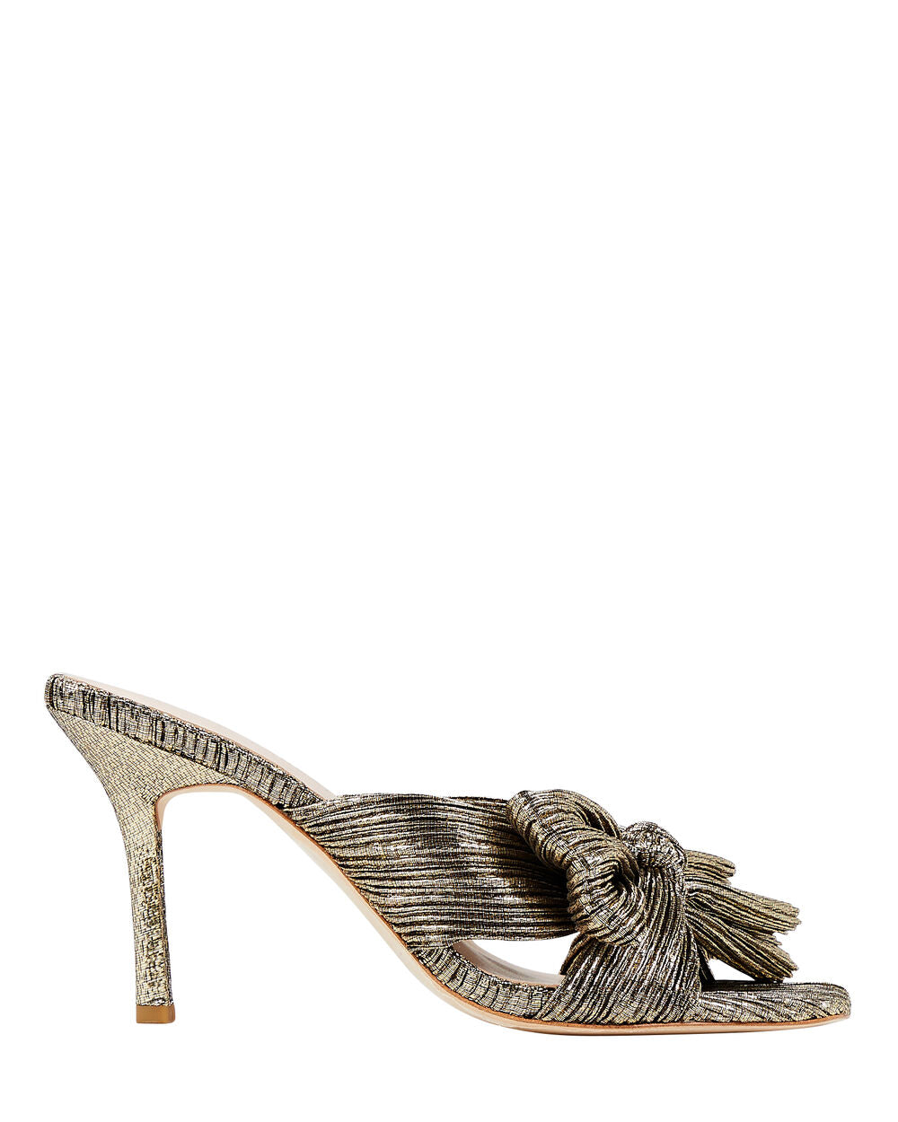 Intermix - Claudia Knotted Plisse' Mules -